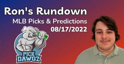 pickdawgz|pickdawgz mlb ron rundown today.